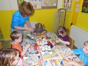 Malování na dřevěné magnetky